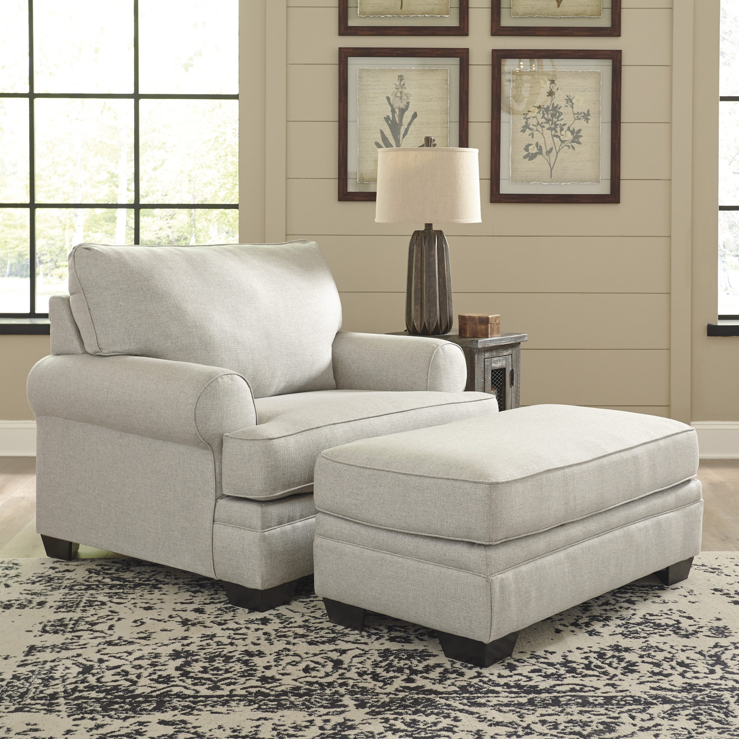 AF Antonlini Chair and a half + Ottoman | SinggahBeli