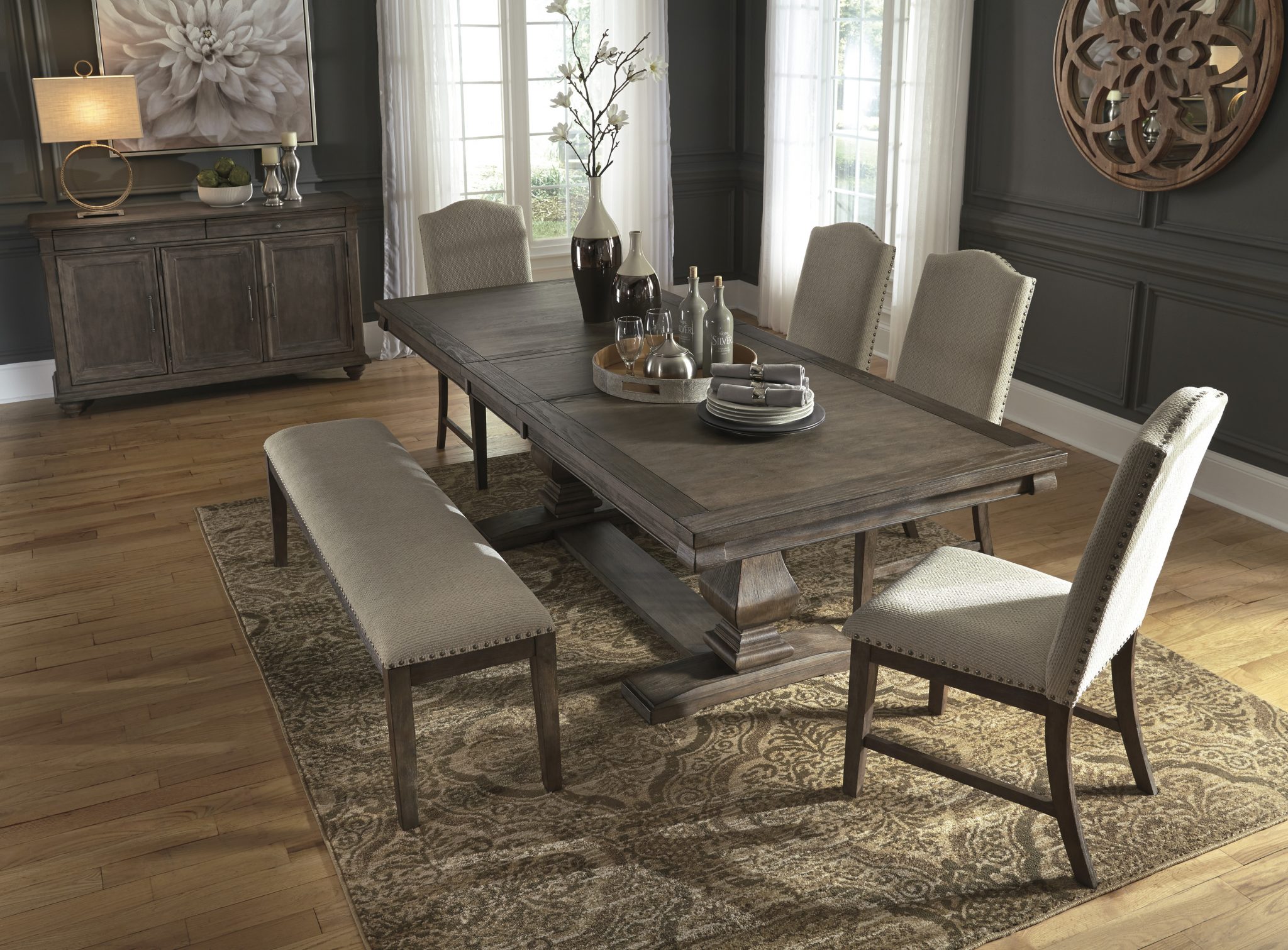 johnelle dining room set Johnelle dining table and 6 chairs